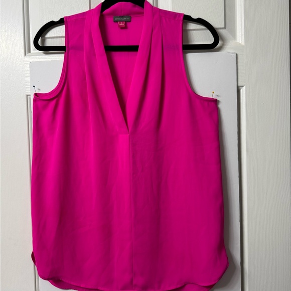 Vince Camuto Top, S, Fuschia, sleeveless V Neck NWOT - Picture 6 of 14